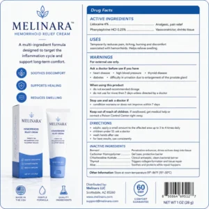 Melinara™ Hemorrhoid Restore Cream