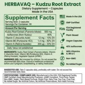 HerbavaQ Kudzu Capsules
