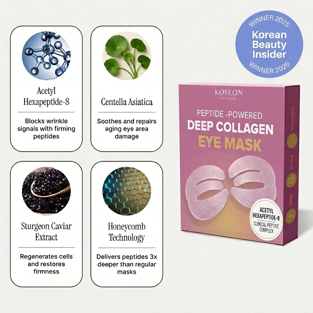 Koseon Peptide-Powered Deep Collagen Eye Mask