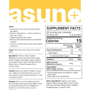 Asun+ Tanning Gummies